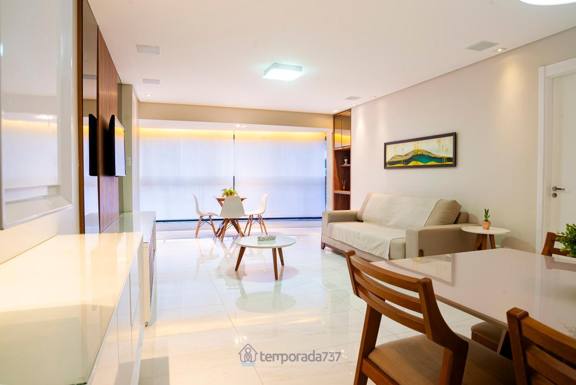 Elegante Apartamento Com Vista Mar Em Atalaia Aracajú Exterior foto